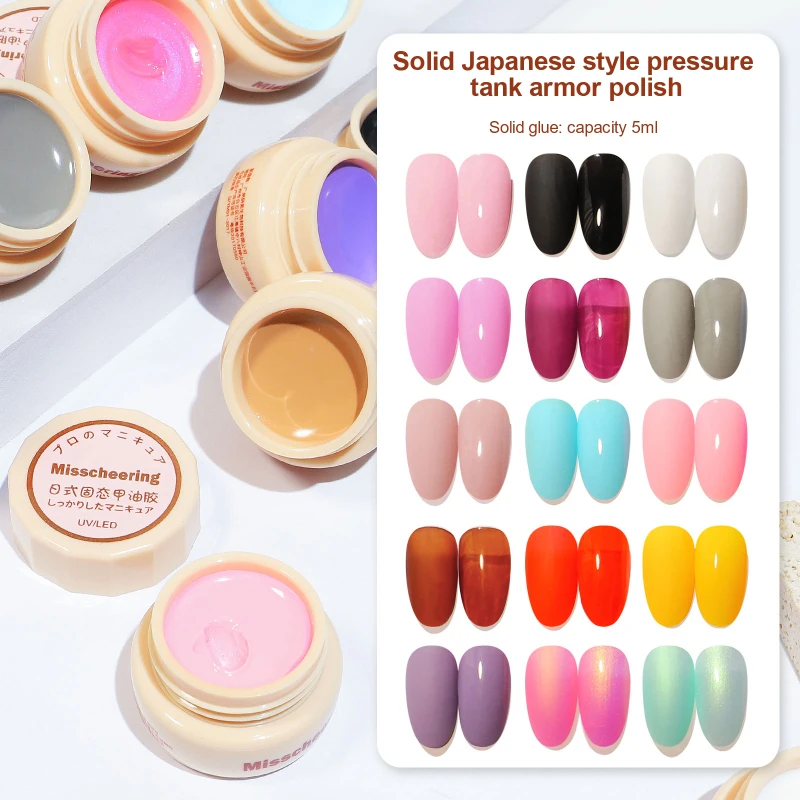 

Solid Canned Gel Nail Polish 22Colors Painting Gel Can Gel Soak Off Gel Nail Manicure Kit For DIY Drawing Easy To Use At Will