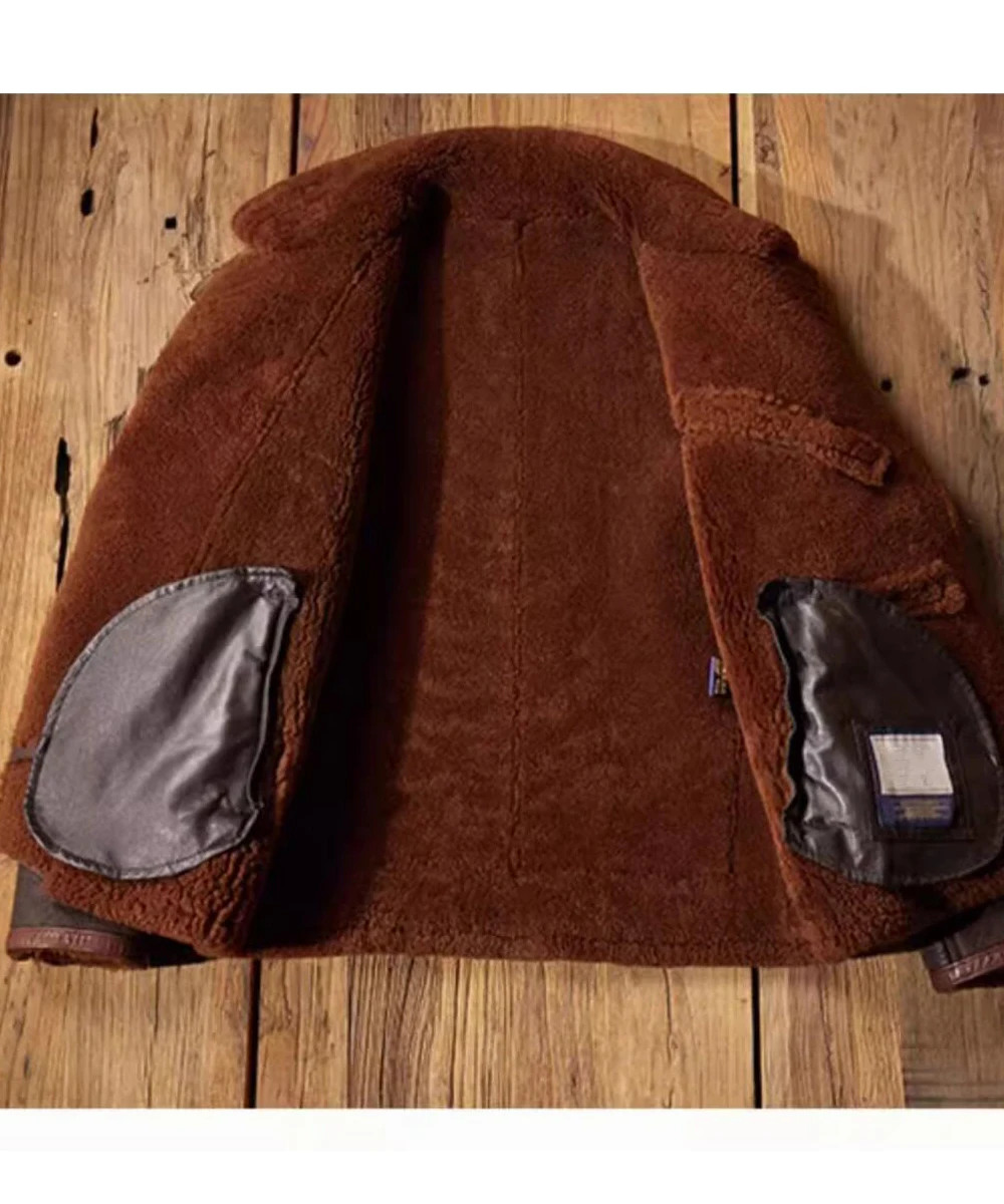 Мужская дубленка Denny &amp Dora в американском стиле байкерская мотоциклетная куртка