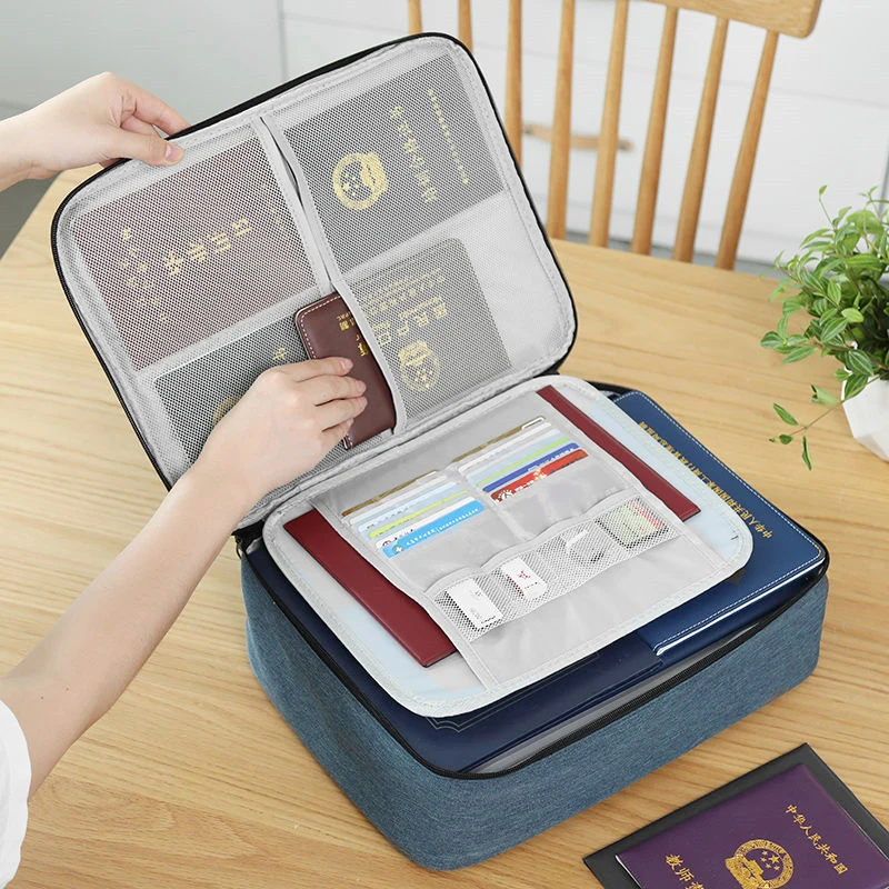 Многослойная Сумка для хранения документов органайзер портфель офисных файлов