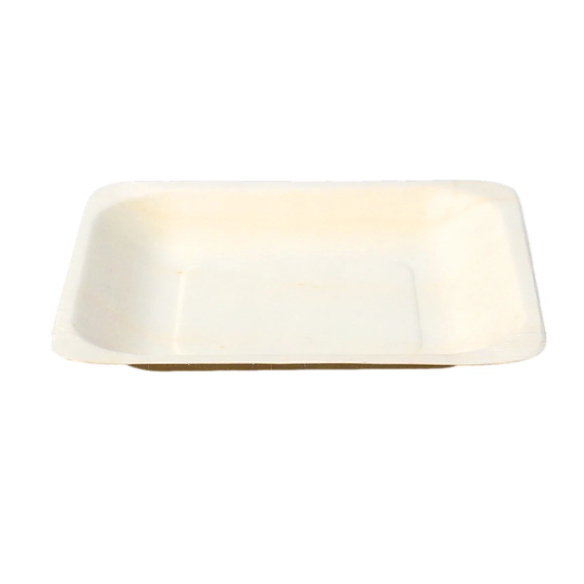 

50pcs Wooden Plate Compostable Biodegradable Dessert Cake Plates Bowls Dining Tableware for Wedding Birthday Party