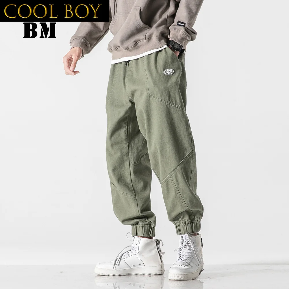 J BOYS Boutique Spring Autumn Fashion Thin Casual Cargo Pants Japanese Streetwear Harajuku Joggers Men Clothing Running Trousers