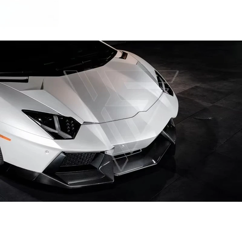 Фото Накладки на передний бампер Novit Torado Style из сухого карбона для Lamborghini Aventador LP700 2011-2015 №4