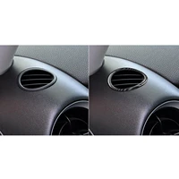 carbon fiber car interior defogging air outlet car styling accessories for mini cooper hardtop r56 clubman r55 convertible r57
