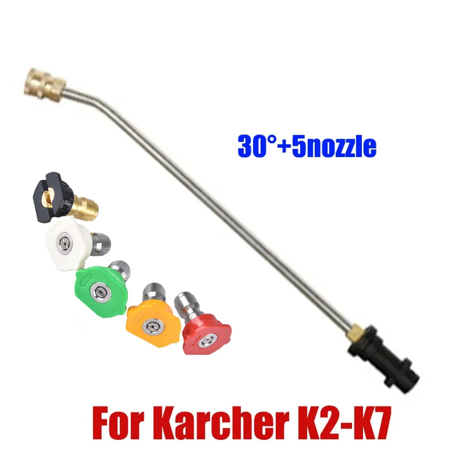 

Удлинитель водяного пистолета высокого давления для Karcher K2 K3 K4 K5 K6 K7 с насадкой, 1/4 дюйма