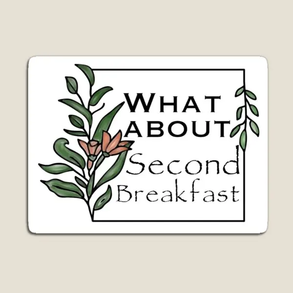 

Second Breakfast Magnet Stickers Magnetic Children Toy Colorful Home for Fridge Organizer Decor Holder Kids Cute Refrigerator