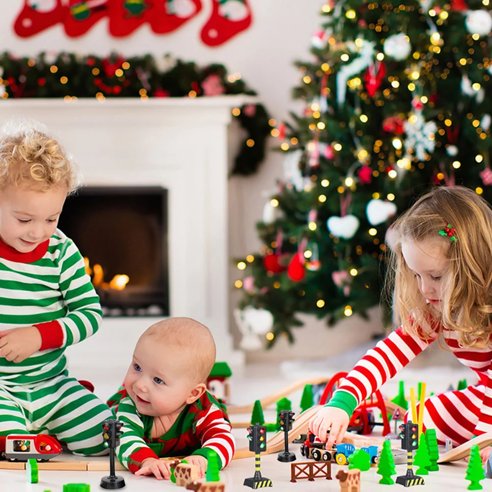 2 шт. светофор детские игрушки знаки мини-дорожная образовательная пластиковая