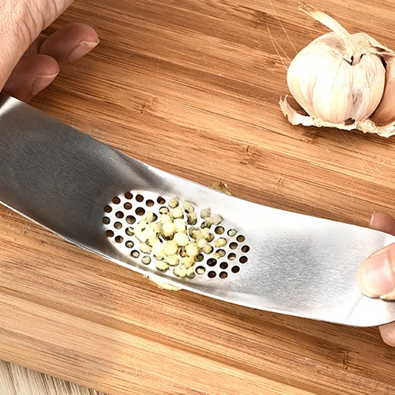 4Pcs/Set Garlic Press Kitchen Mincer Stainless Steel Rocker Gadget Ools Bottle Opener