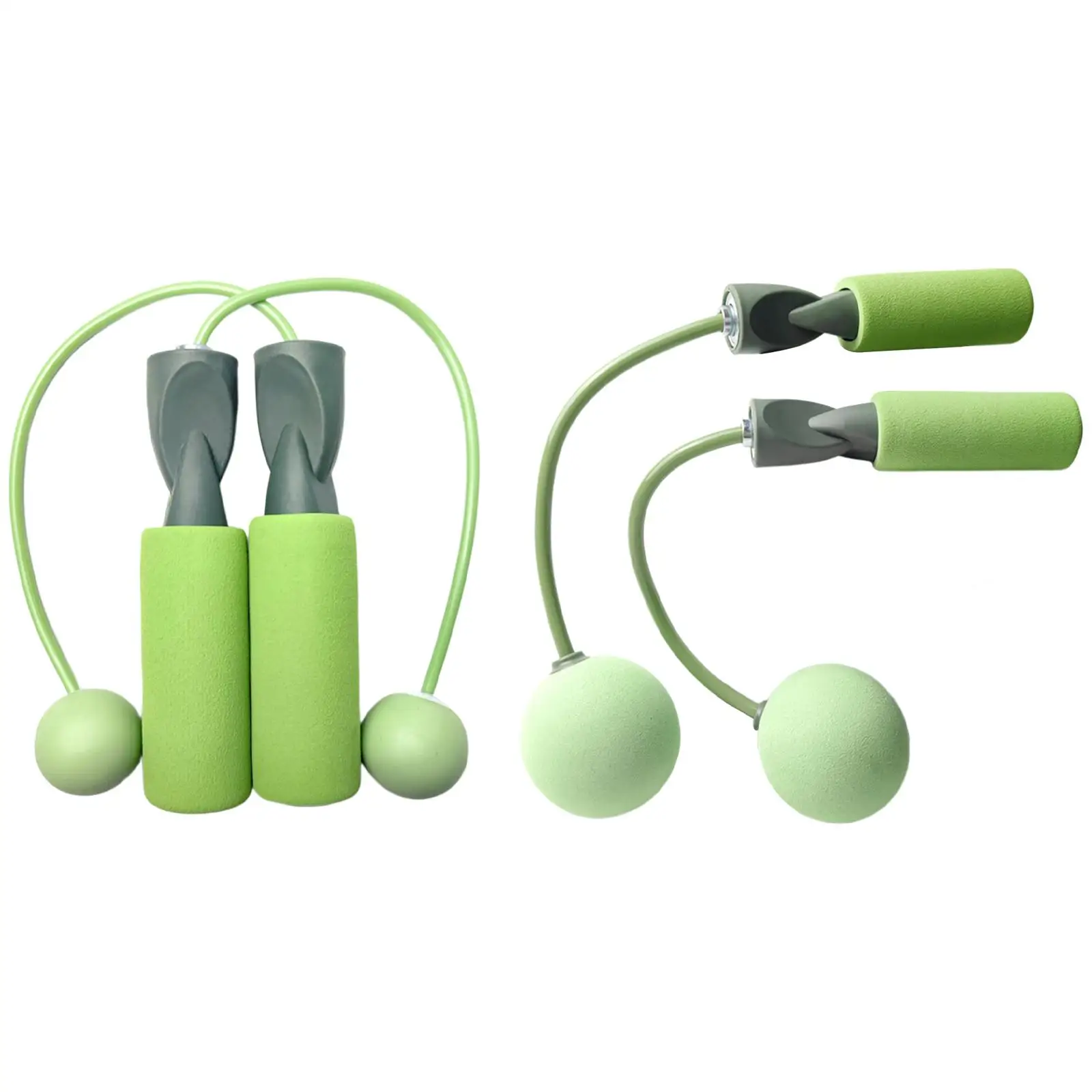 

Cordless Jumping Rope Exercise Workout Weighted Ball Jump Rope for Adults