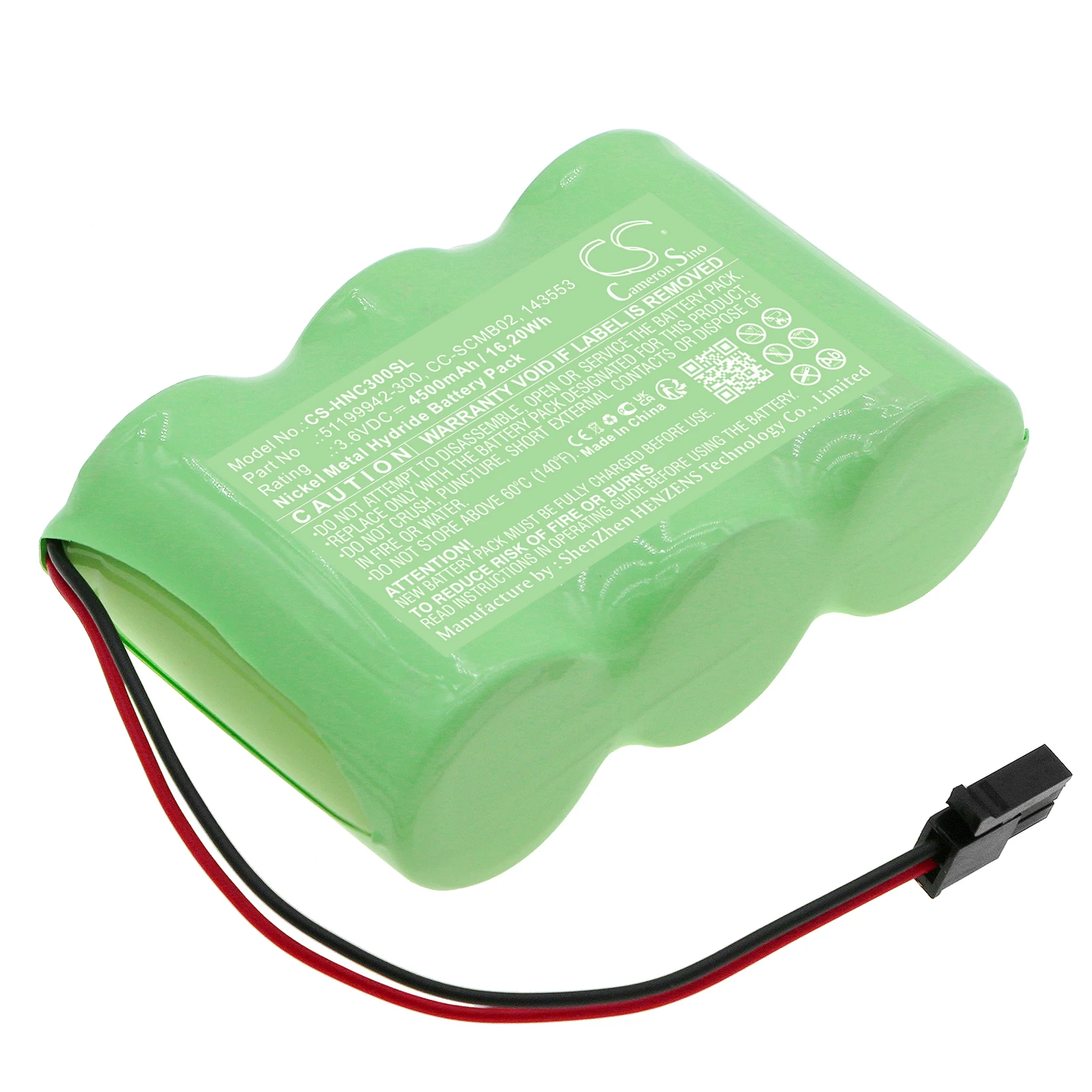 

CS 4500mAh Battery For Honeywell 143553 51199942-300 CC-SCMB02 Honeywell C300
