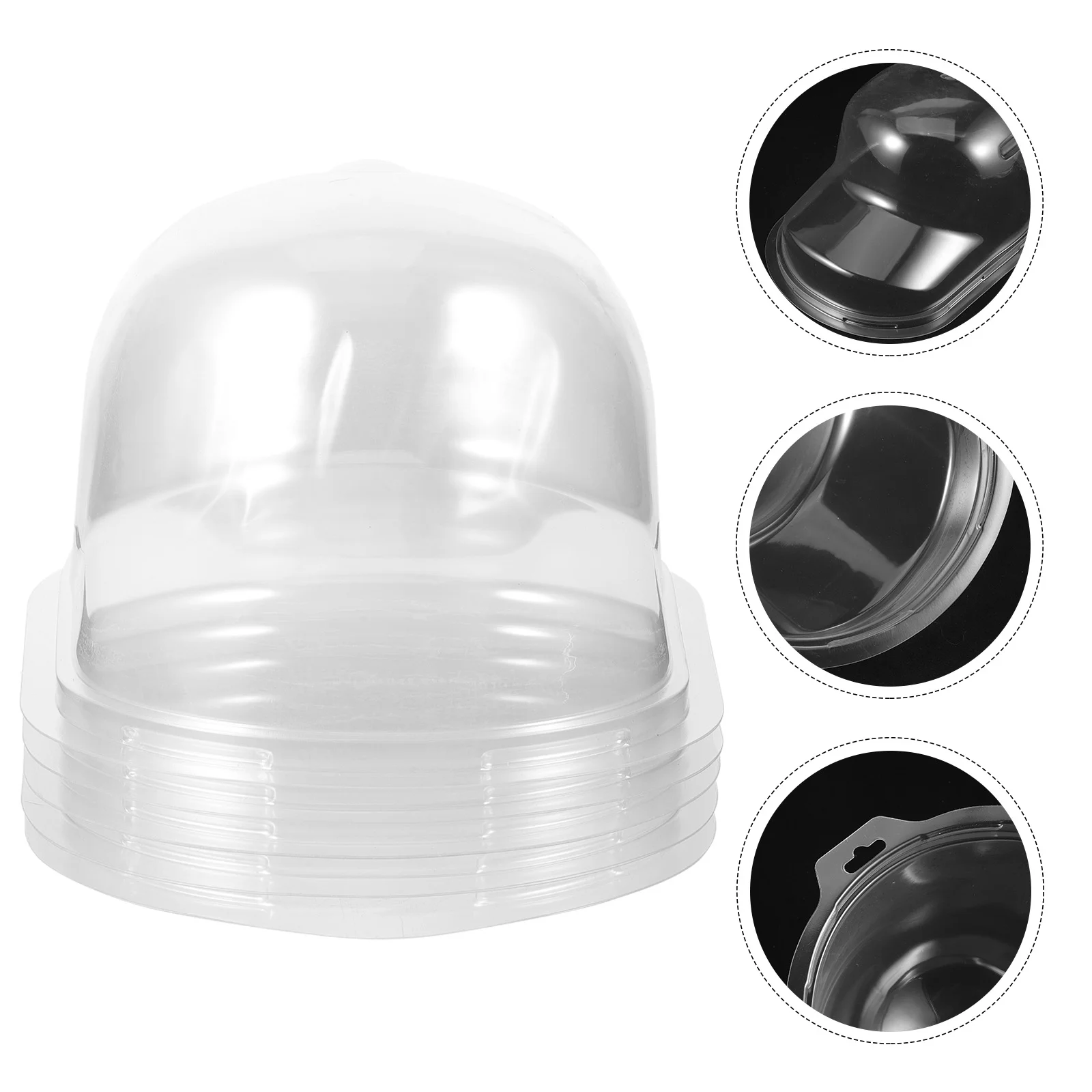 

5 Pcs Baseball Cap Hat Shaper Rack Support Packing Box Shop Storage Display Holder Plastic Tool Stand Stands