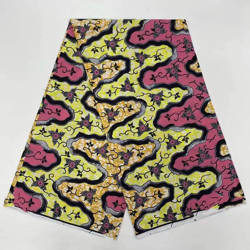 

Guaranteed Veritable Original African Real Wax Prints Fabric Nigerian 100% Cotton Ankara Batik Soft Pagne Helicoid Batik