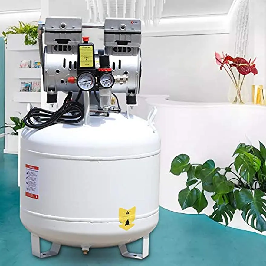 Motor 40l Tank Noiseless, 110v/60hz Air Compressors, Pressur