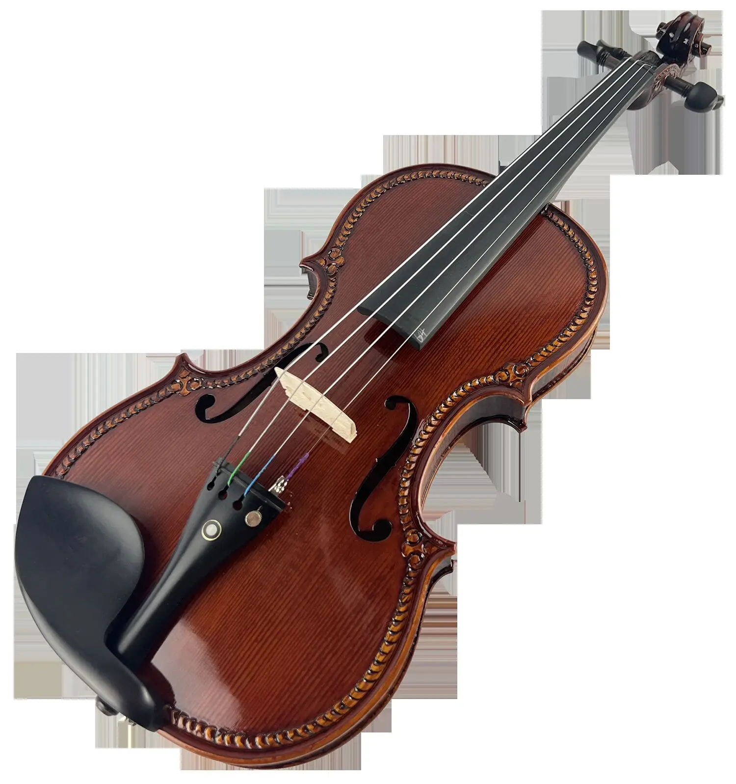 4/4 резная скрипка ручной работы с сильным звуком и превосходством