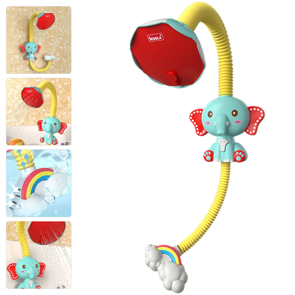 

Children Bath Toys Elephant Sprinkler Shower Kid Baby Bathing Water Sprinkling Animal Shape Toddler