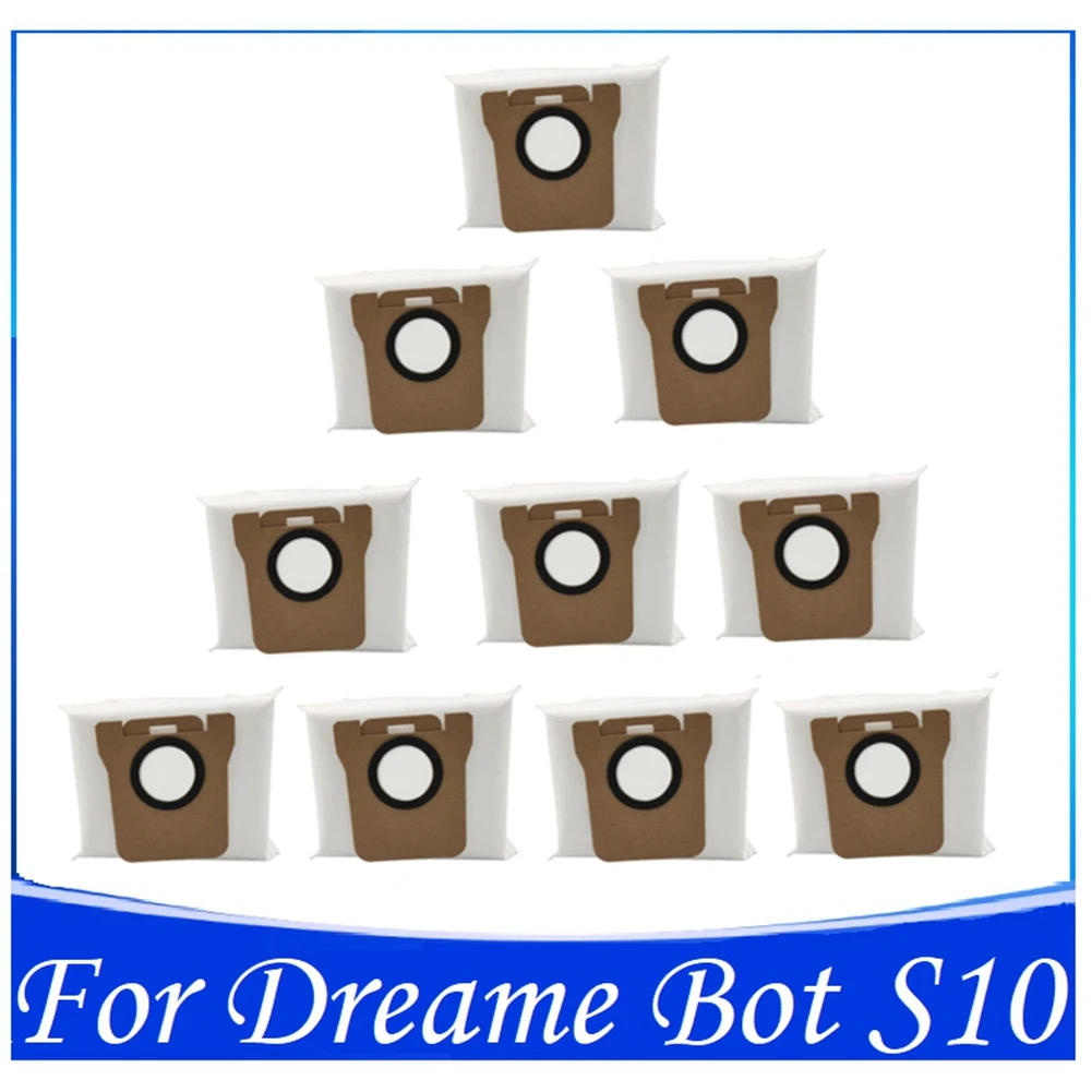 

10 шт., сменные мешки для пылесоса Dreame Bot S10