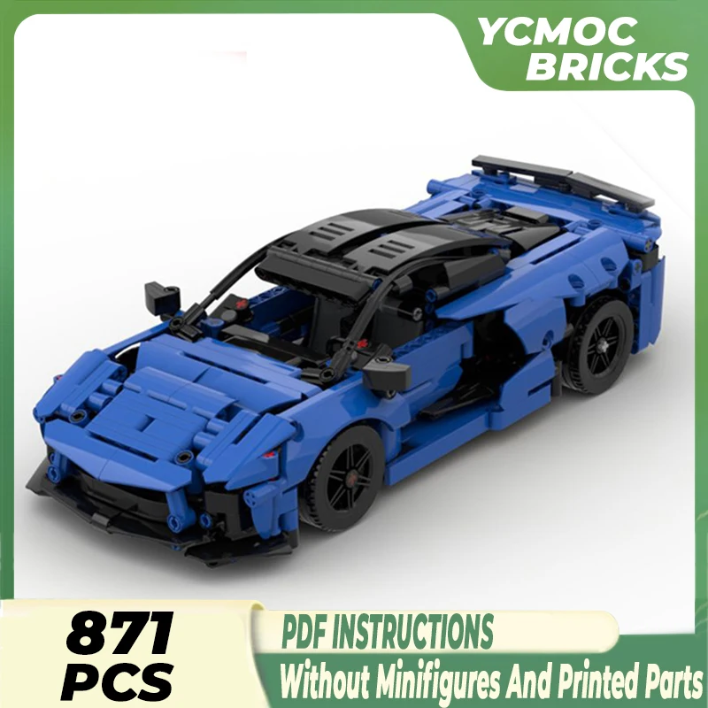 

YcmocBricks Moc Building Blocks Sports Car Model Series Speed Champion Technology Bricks DIY Toys For Kids Children Gifts Cars