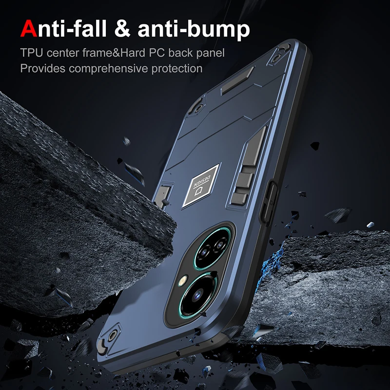 Противоударный чехол для телефона с магнитной броней Tecno Camon 18P 19 Pro NEO 20 защитный