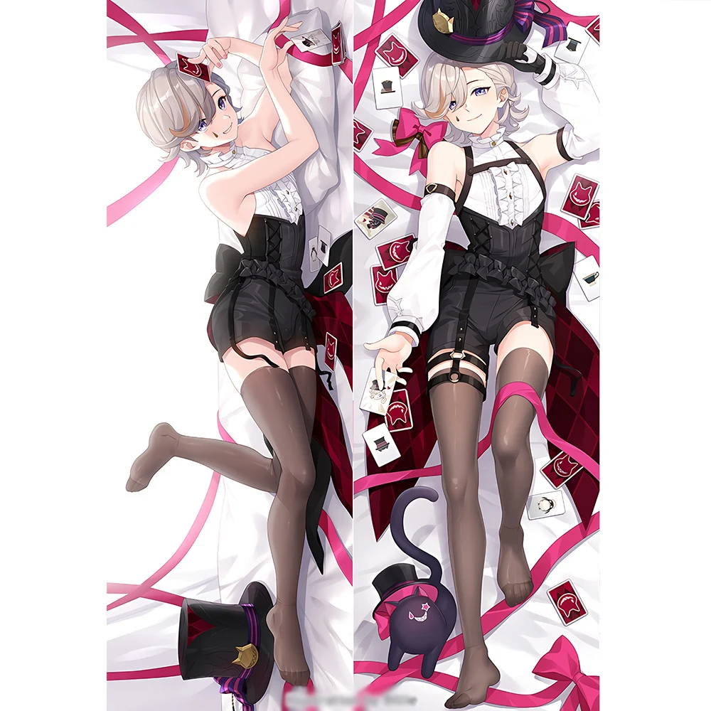 Genshin Impact Lynette And Rinni Dakimakura подушка в стиле мультфильма с двумя видами тела