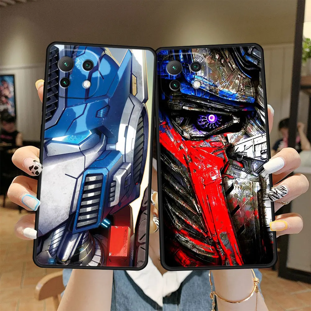 

Celular Funda Transformers Case Coque for Xiaomi Redmi Mi 11 10T 11T Lite Pro 12 K40 K50 Note 12X K40Pro K50Pro K40s TPU