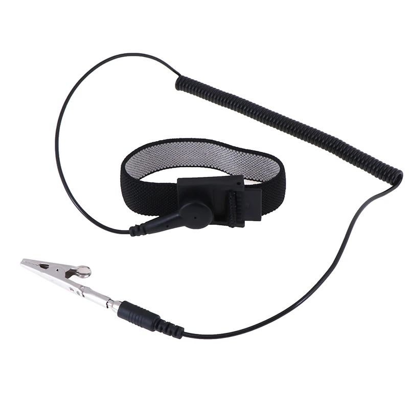 1 шт. Регулируемый Антистатический браслет 1,8 м Esd, антистатический заземляющий браслет, браслет на запястье, инструмент, ручной инструмент Acc 1 шт. Регулируемый Антистатический браслет 1,8 м Esd, антистатический заземляющий браслет, браслет на запястье, инструмент, ручной инструмент Acc