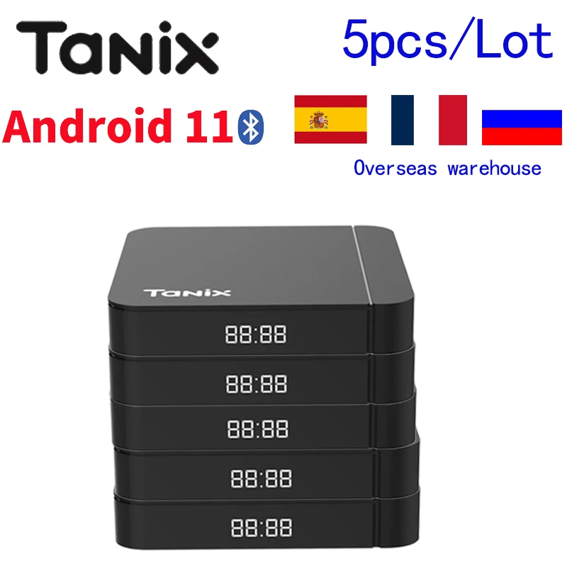 

ТВ-приставка Tanix W2 Amlogic S905W2, 4 ядра, 2 + 16 ГБ, 4K, bluetooth 2,4