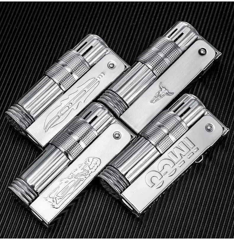 Фото Винтажная оригинальная металлическая зажигалка IMCO 6700, австрийская серия зажигалки с шлифовальным кругом и коробкой №5