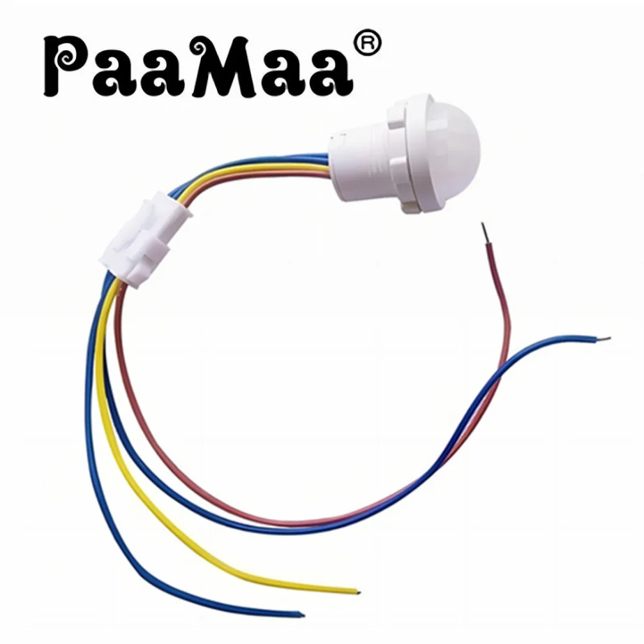 

PaaMaa Mini Closet PIR Sensor Detector Smart Switch 110V 220V PIR Infrared Motion Sensor Detection Automatic Sensor Light Switch