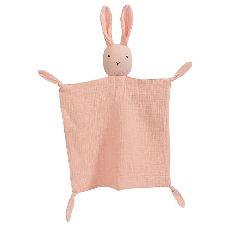 

Детское успокаивающее полотенце, мягкая кукла-кролик, хлопковые зубы, детский комфорт, мягкое плюшевое одеяло для объятий, игрушка, успокаи...