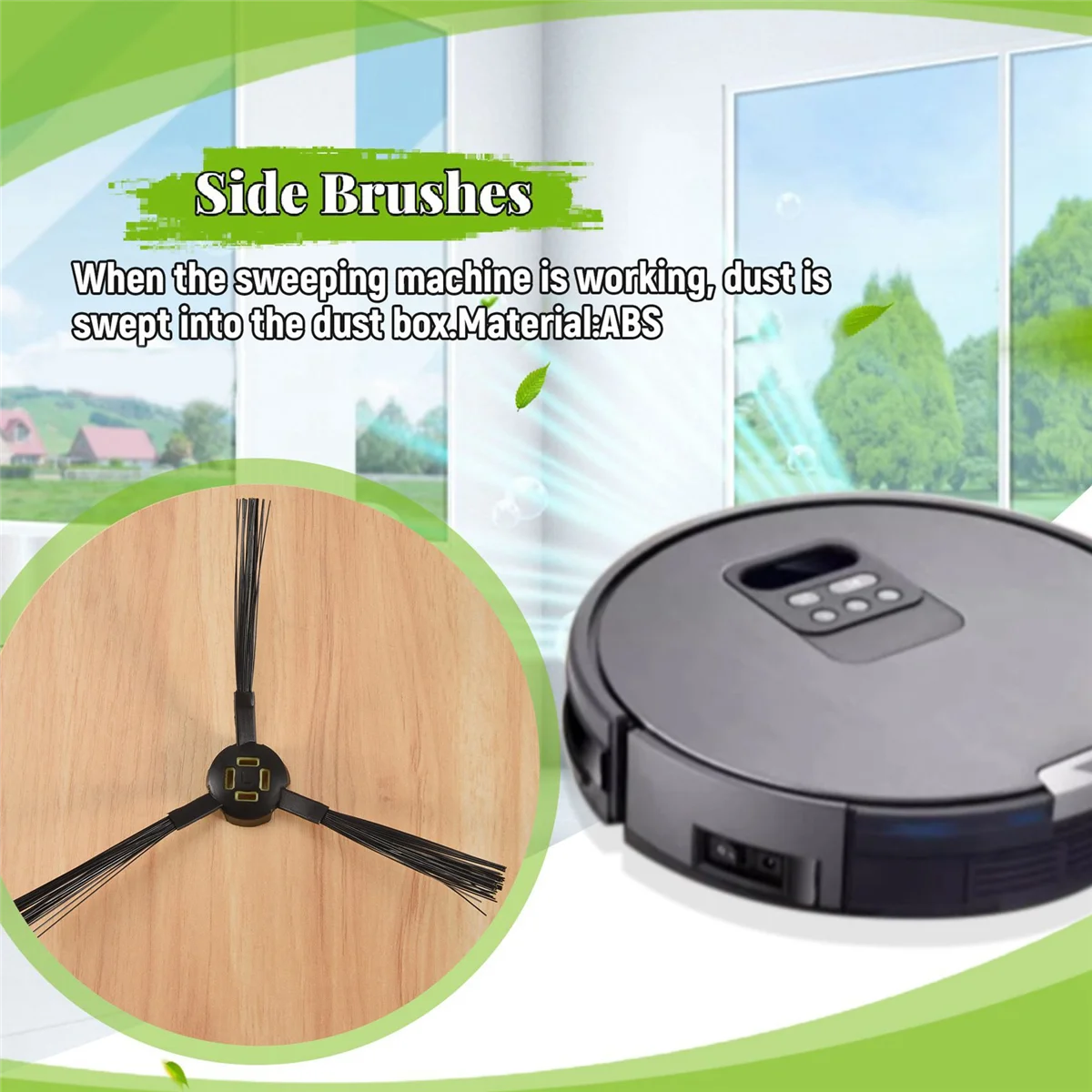 Боковая щетка для робота-пылесоса V8 V8S X750 A7 X800 X785 V80 10 шт.