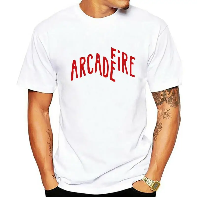 

Arcade Fire T Shirt O Neck T-Shirts Male Low Price Steam Punk New Summer Style Top Tee Cotton Shirts Cheap Wholesale Plus Size
