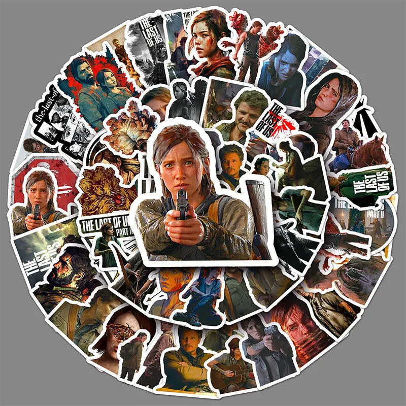 Bandai 50 шт. The Last of Us DIY наклейки телефон багажник холодильник водостойкие аниме