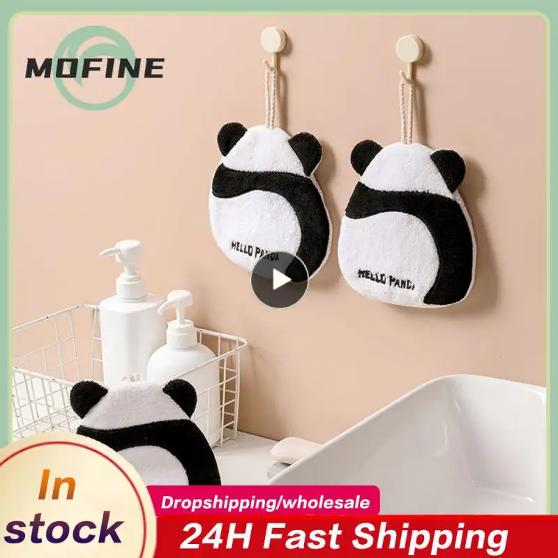 S Daily Use New Absorbent Rag Wipe Panda Shape