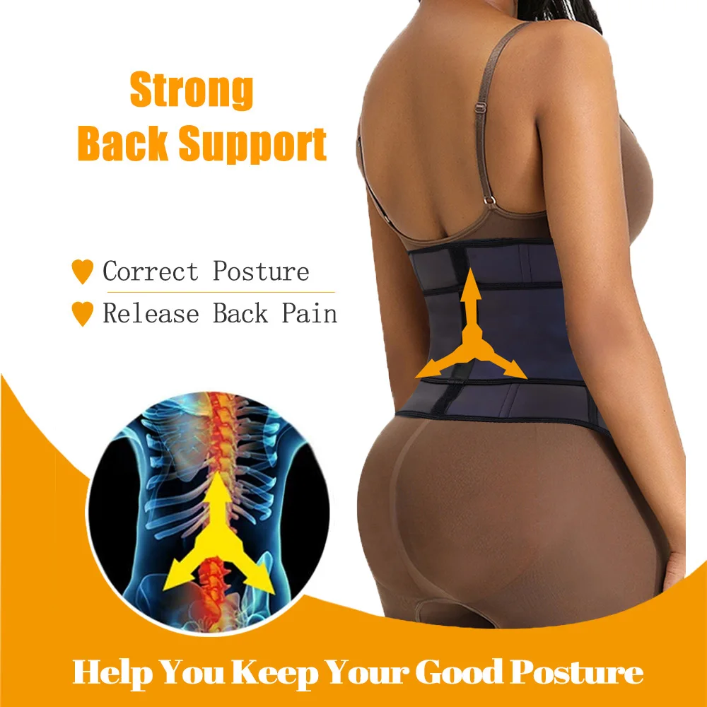 Reflective Waist Trainer Corset for Women Slimming Sexy Body Shaper Shapewear Sweat Neoprene Sport Girdle Lose Belly Fat