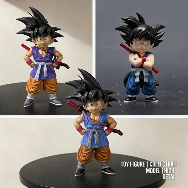 Фото Аниме-фигурка Dragon Ball Z GT: Маленький Гоку (цивилизованный) — коллекционная статуэтка из ПВХ, настольное украшение, модель, игрушка, подарок №1