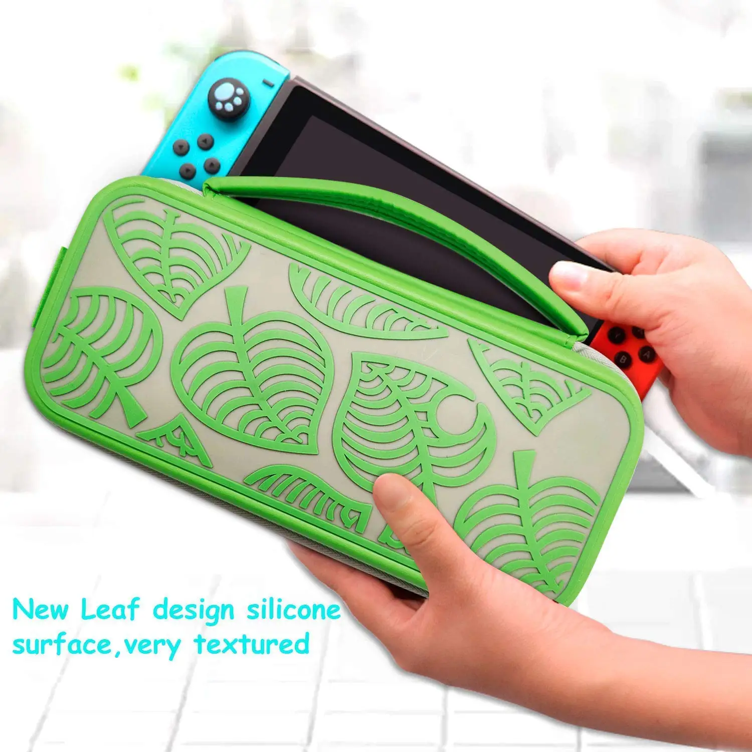 

NS Case for Nintendo Switch Silicone Pattern Large Capacity for NS Console and Accessories Portable Travel Pouch