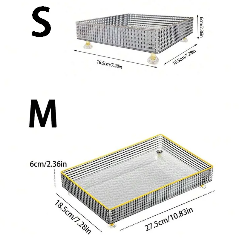 1 шт. прозрачная стойка для хранения косметики