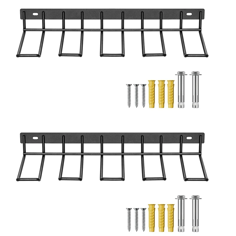 2X Power Tool Organizer Drill Storage Rack Shelf Wall Mounted Heavy Duty Power Drill Holder For Drill Charging Station