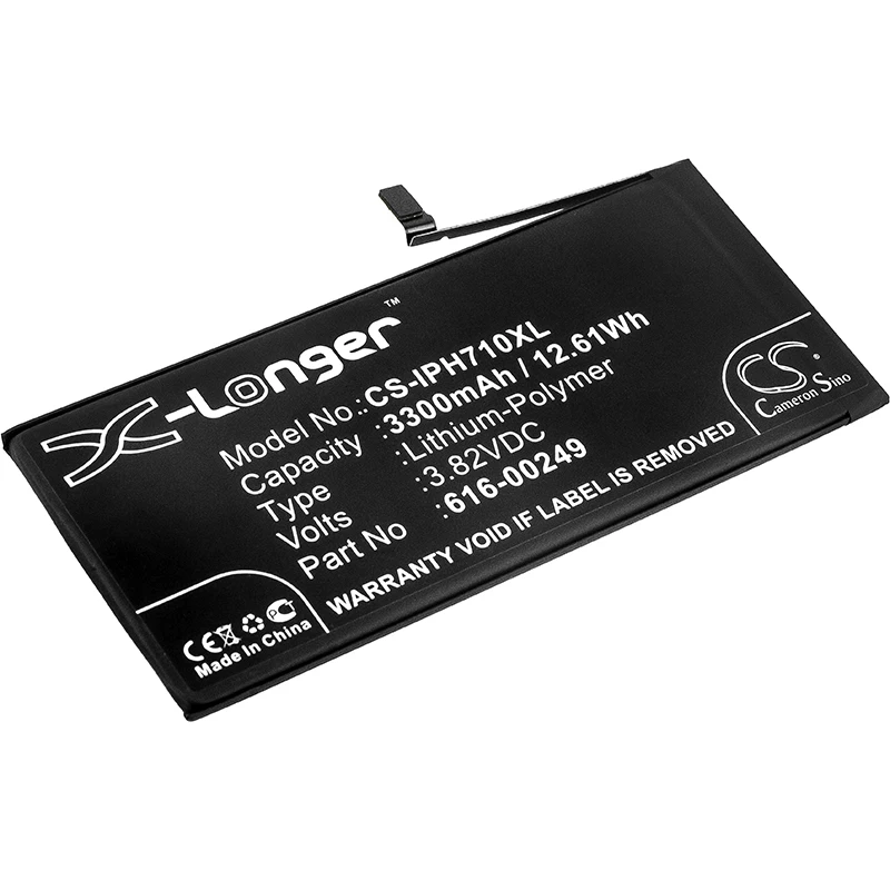 

Cameron Sino Mobile SmartPhone Replacement Li-Polymer Battery 3300mAh For 616-00249 Archos A1661, A1784, A1785, Free Tools