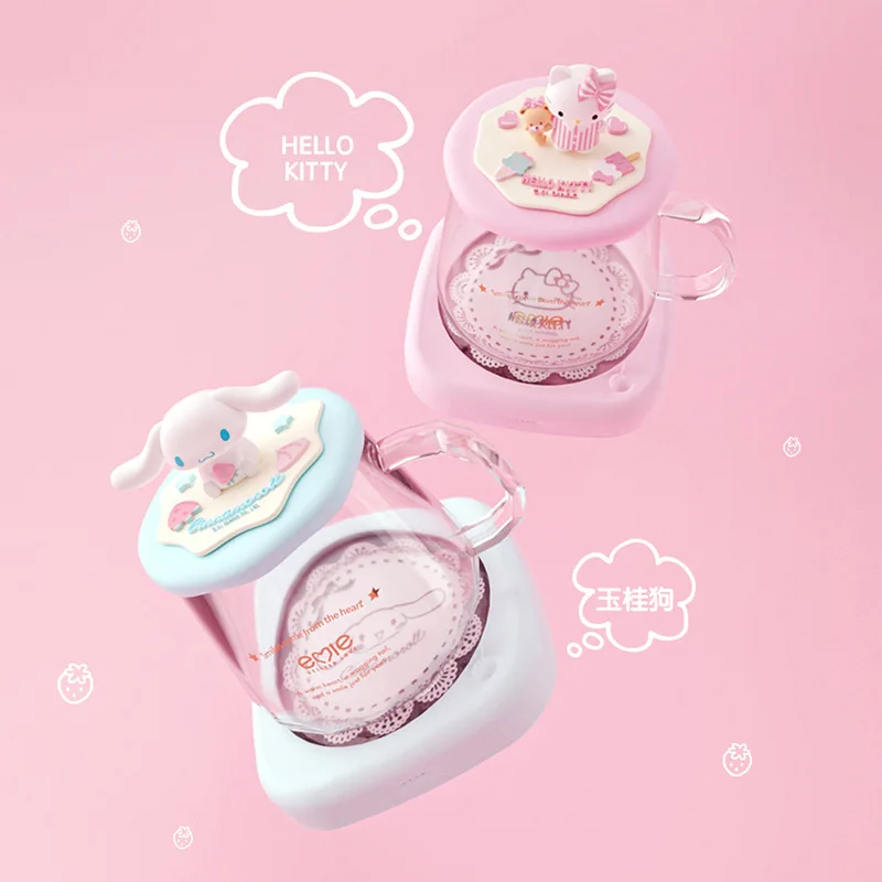 Sanrio Cinnamoroll Hellokitty кавайная каннабир Hangat 55 подставка, термоизоляция, Кантор, Diri Kopi