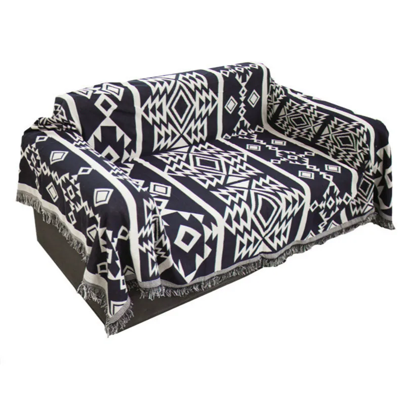

Cotton Sofa Wiring Blanket European Style Double-sided Sofa Cushion Four Seasons Tablecloth Tea Table Blanket Diamond Sofa Towel