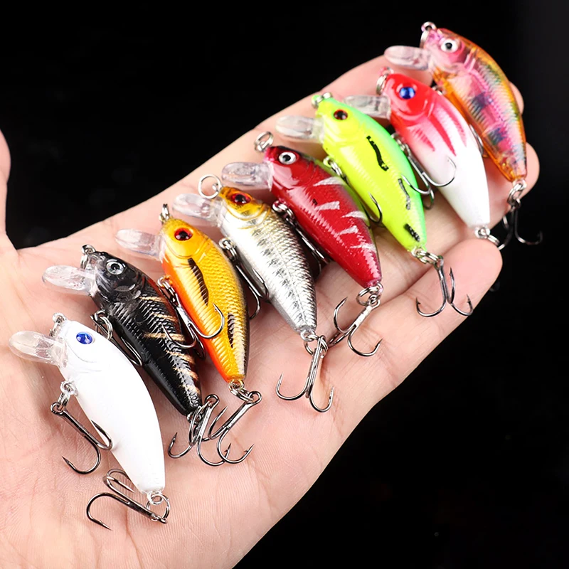 

Luya Bait Floating Mino 5Cm/3.6G Bait Outdoor Fishing Simulation Bionic Fake Bait Hard Bait