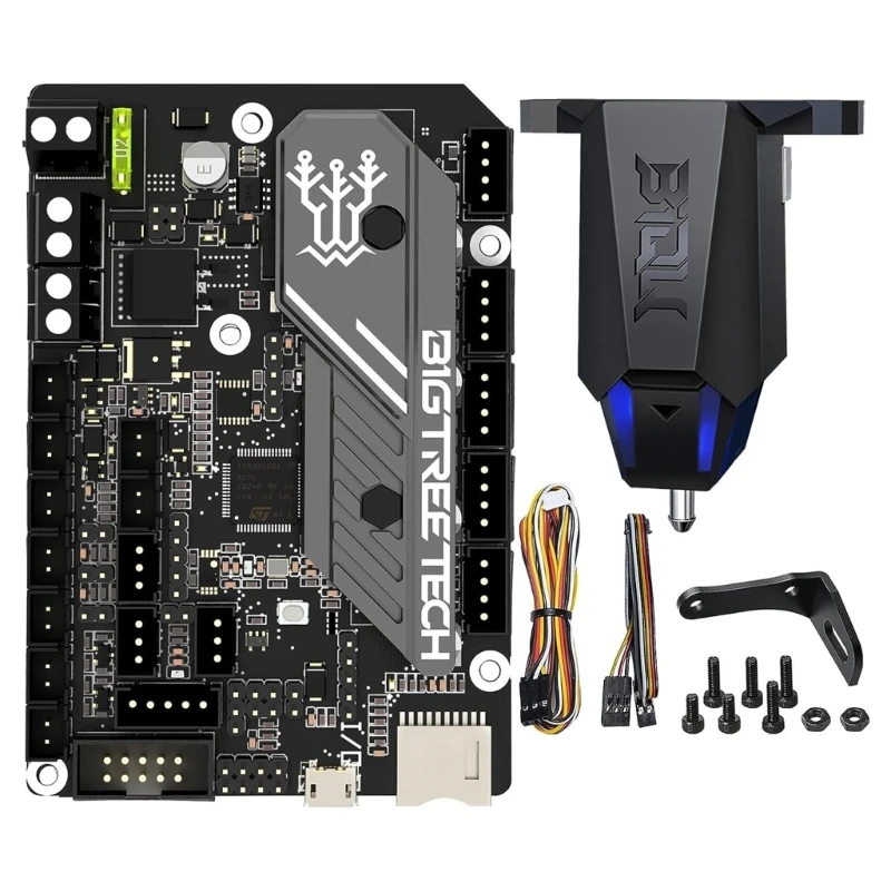 

SKR Mini E3 V3.0 Control Board 32Bit Silent Board + MicroProbe V2 Auto Leveling Sensor 3D Printer Controller for Ender3