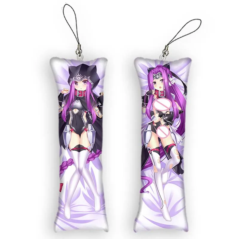 Аниме брелок Dakimakura Мини кулон 2 боковой подвесной орнамент милые маленькие