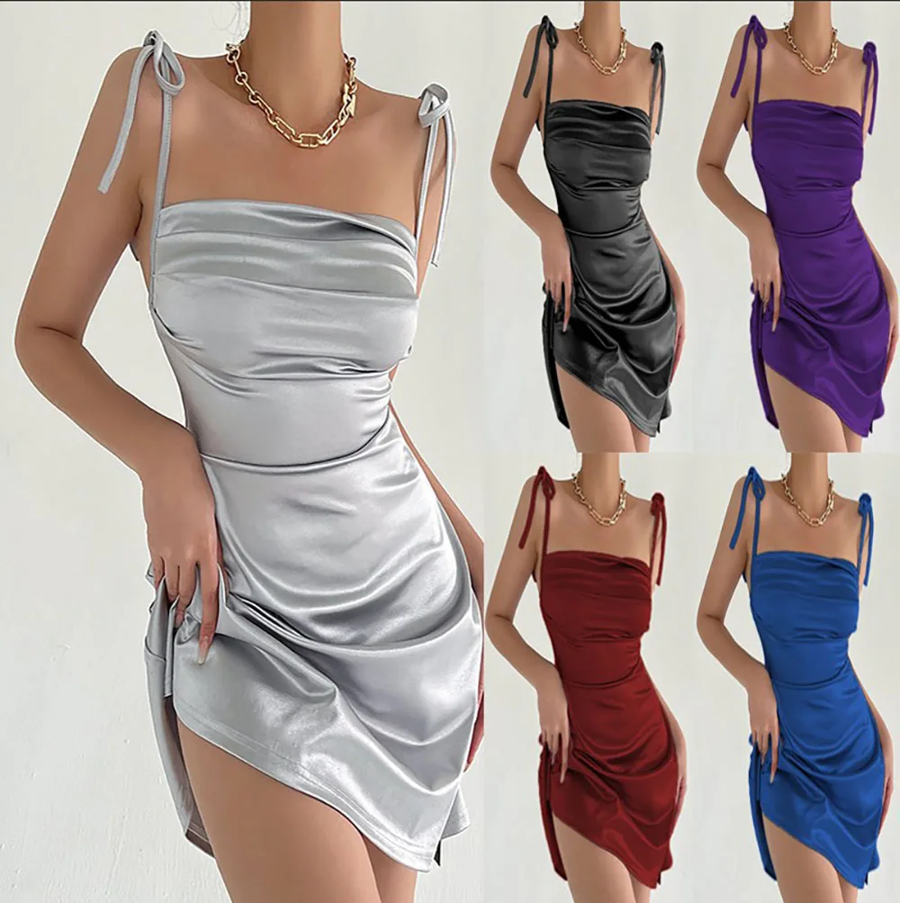 

Женское платье с вырезом лодочкой, Элегантное летнее пляжное платье для вечевечерние НКИ, клуба, путешествий