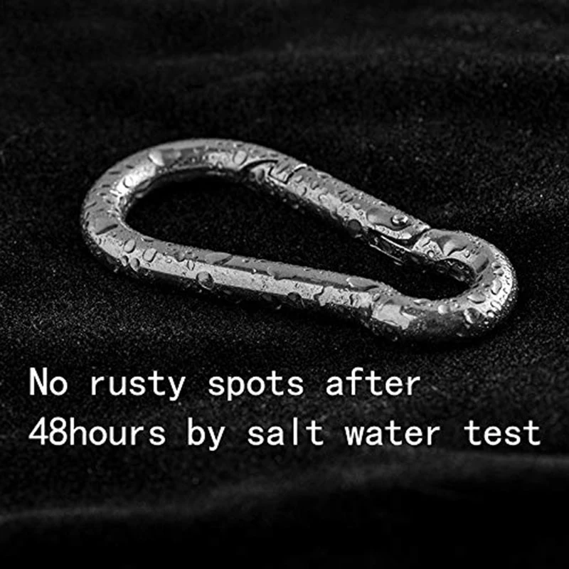 Promotion! 4Pcs M6 Spring Snap Hooks Heavy Duty Stainless Steel 304 Swing Set Accessories Fit For Gym Camping Traveling |