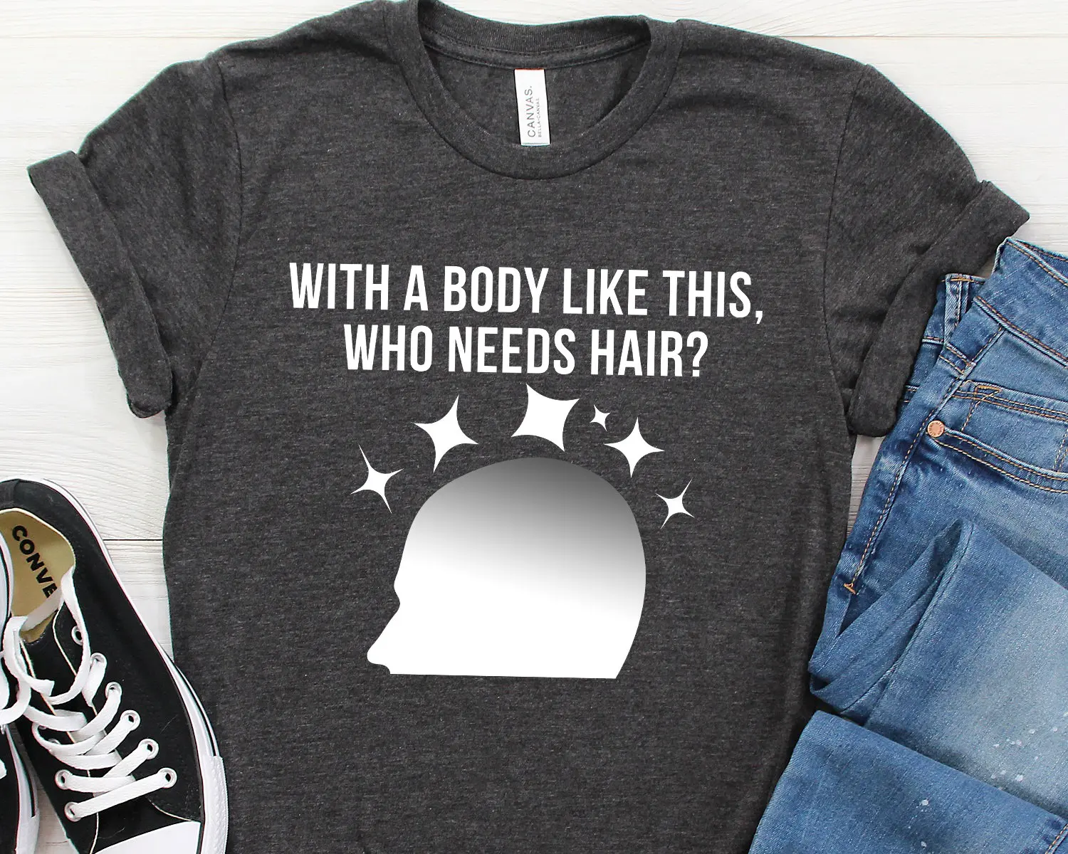 Который нужен лысая футболка с волосами забавная Мужская для папы