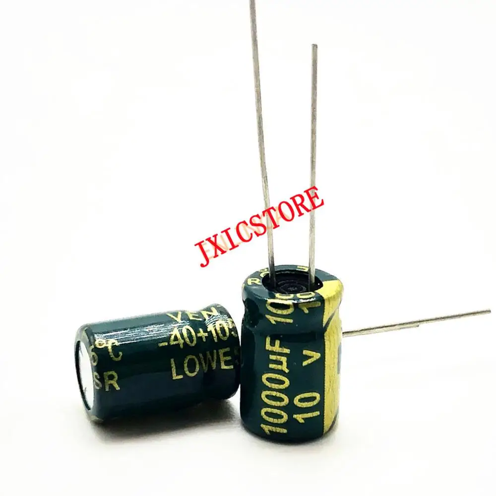 

10v 1000uf 8*12 high frequency low impedance aluminum electrolytic capacitor 1000uf 10v 20%