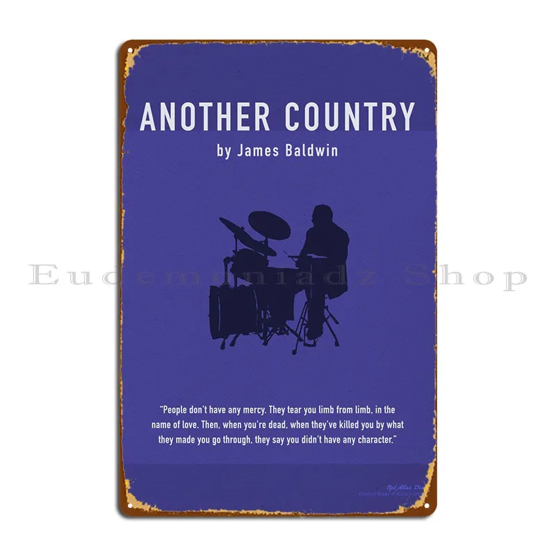 

Another Country Book Art Metal Plaque Poster Cinema Designing Cinema Club Party Wall Cave Tin Sign Poster