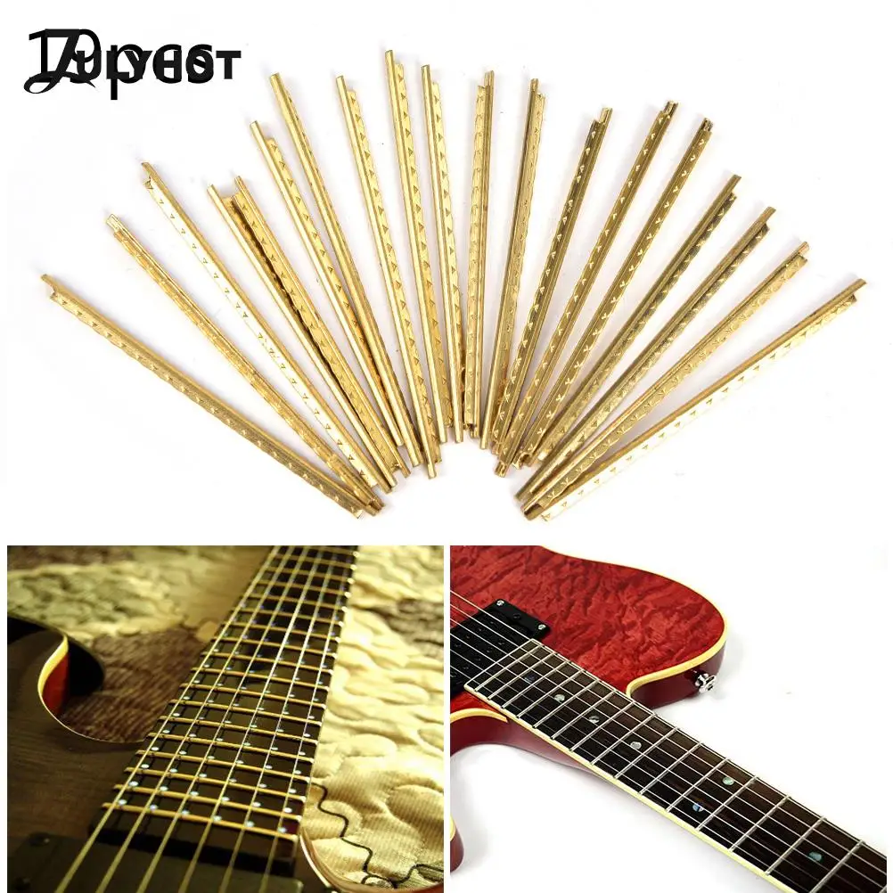 

19pcs 2.2mm Classical Guitar Fingerboard Frets Brass Fret Wire Fit For Classical Guitar Bass Acoustic Guitar Repair Parts