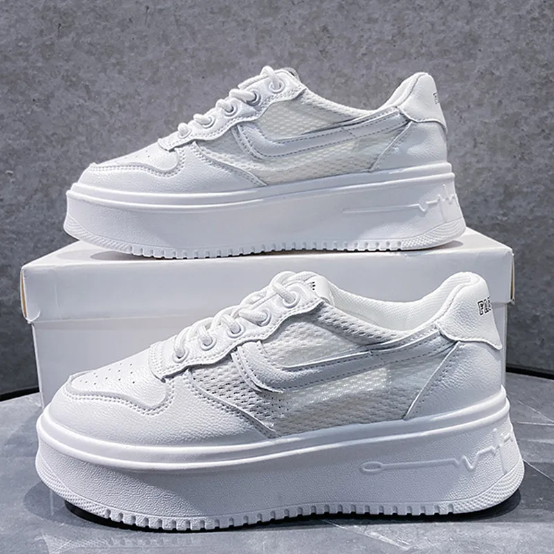 

Women Sneakers Fashion Woman's Shoes Spring Trend Casual Sport Shoes For Women New Comfort White Vulcanized Platform Shoes